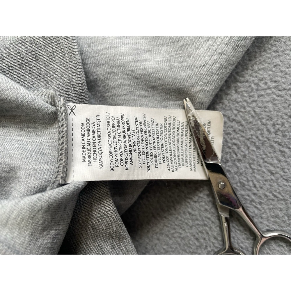 Polo Ralph Lauren Mens 2XLT Gray Pullover Sweatshirt Hooded Big Back Spellout - Picture 9 of 9